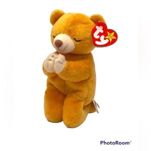 🍄 1999 TY “Hope” Beanie Baby Bear - NWT